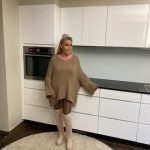 Lange Chelsea boots beige Suéde - Afbeelding 5