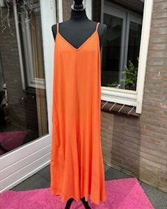 Jumpsuit Oranje Met Zakken – Emily