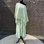 Mintgroene oversized top linnen-Ayala