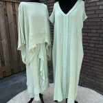 Mintgroene oversized top linnen-Ayala - Afbeelding 4