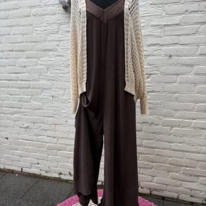 Jumpsuit Donkerbruin – Livia