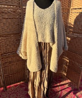 Oversized Vest Camel -Tilly