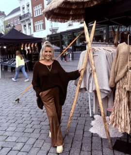Trui oversized Donkerbruin – Nina