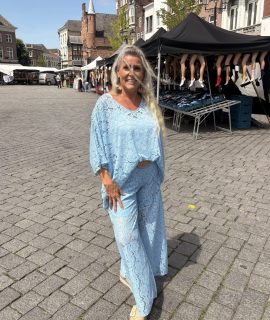 Bohemian set in gehaakte look Broek + Top – Gloria