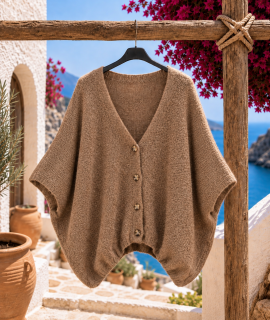 Vest oversized in 7 verschillende kleuren, Elastische Onderkant – Pip