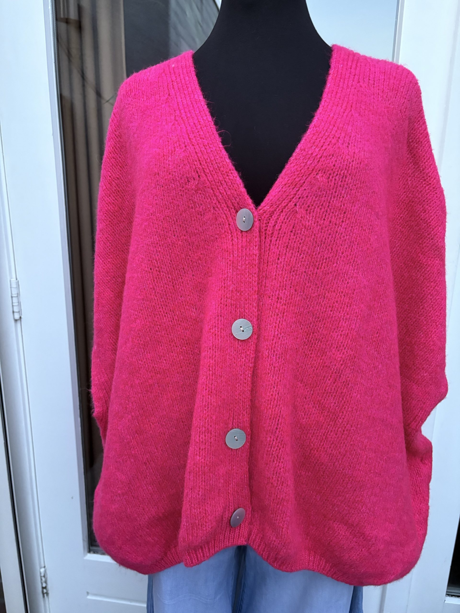 Vest oversized in 12 kleuren verschillende kleuren, Elastische Onderkant – Pip - Afbeelding 11