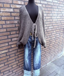 Vest oversized met vlindermouwen – Tasha