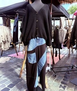 Bohemian Denim Rok – jeany