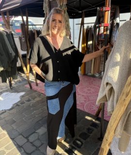 Bohemian Denim Rok – jeany