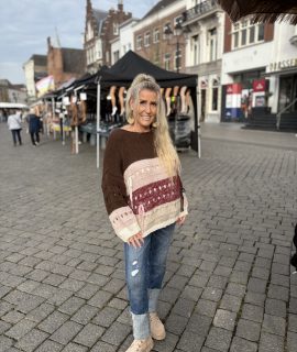 Trui oversized met draadjes – Suzy
