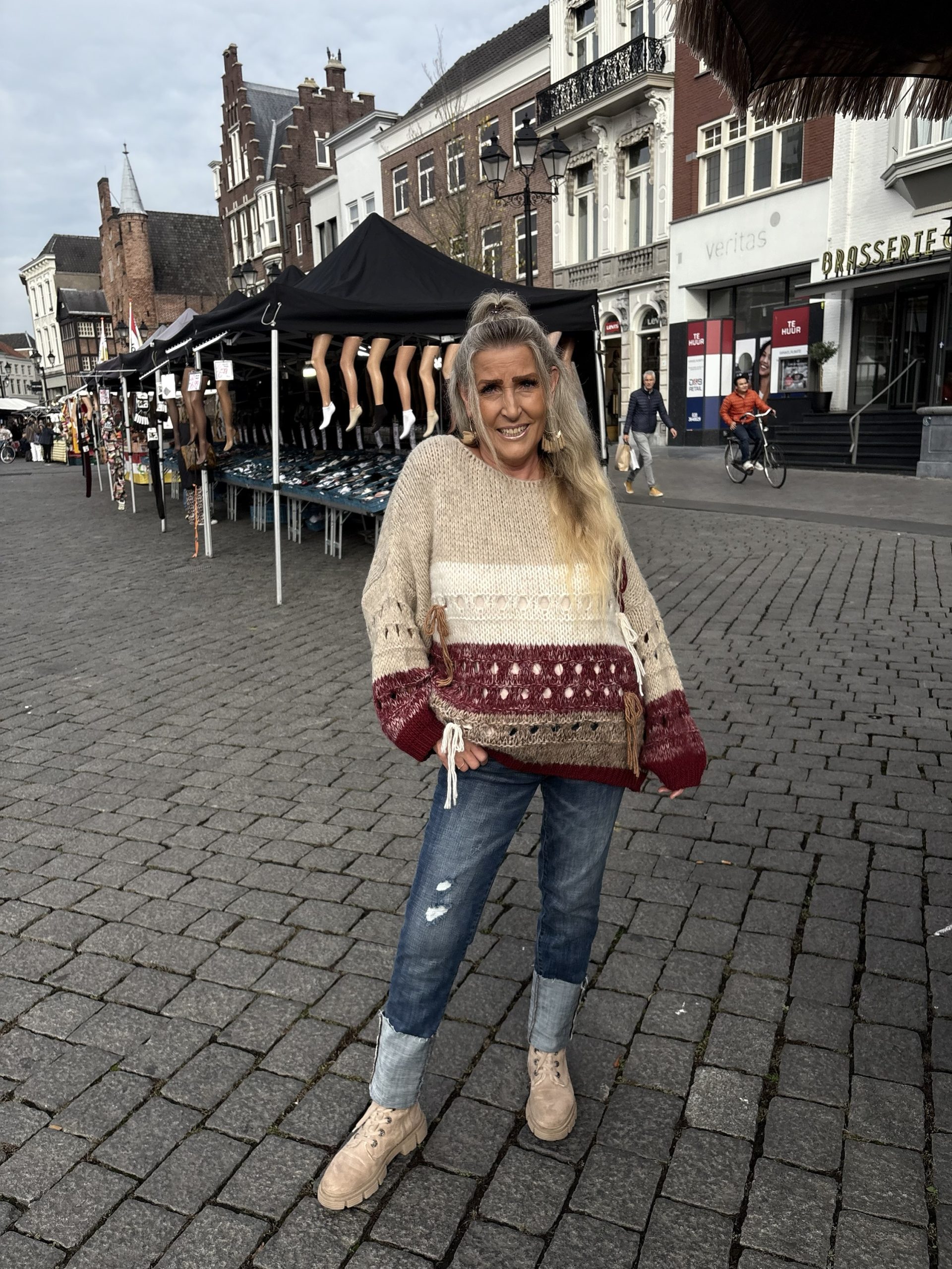 Trui oversized met draadjes - Suzy - Afbeelding 6