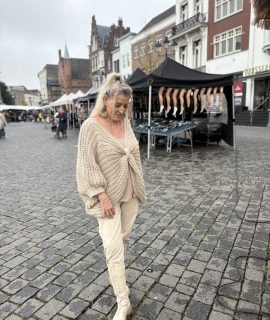 Poncho trui/vest oversized – Zaza