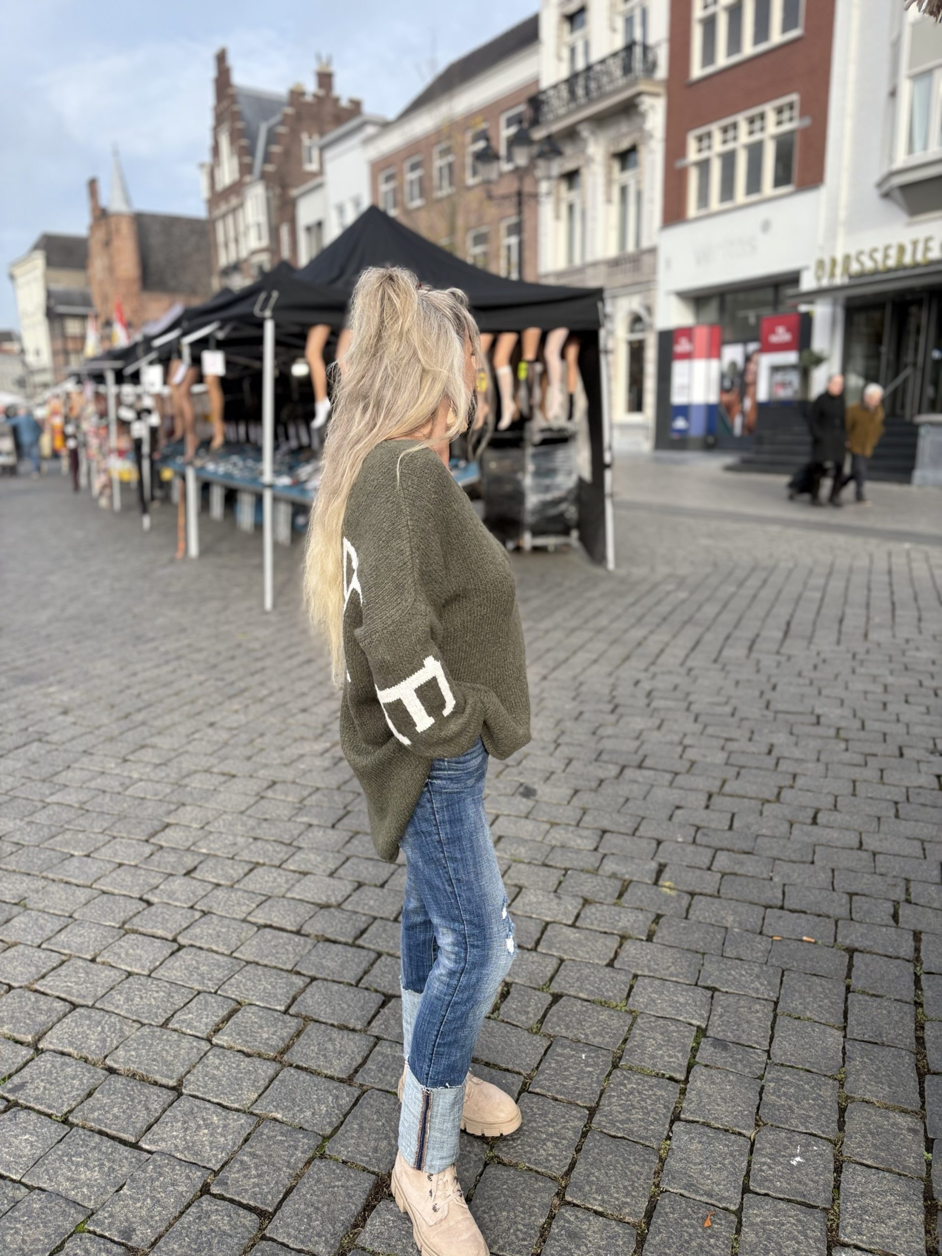 Trui oversized opdruk Nameste - Coby - Afbeelding 7