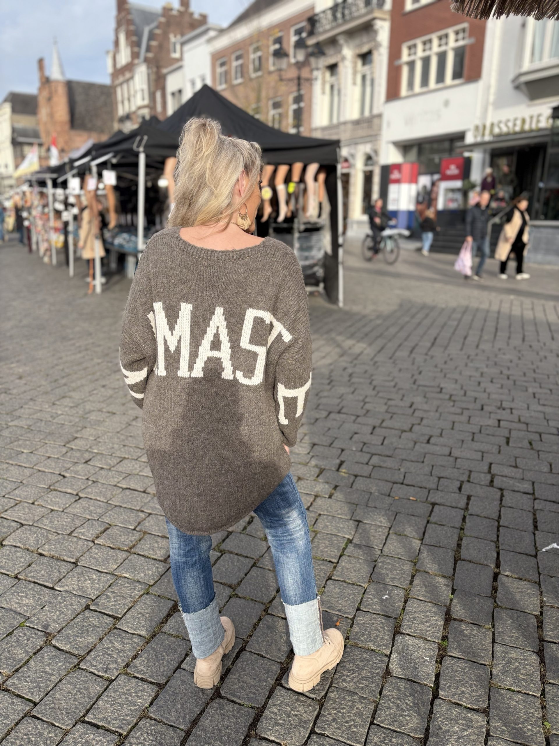 Trui oversized opdruk Nameste - Coby - Afbeelding 2