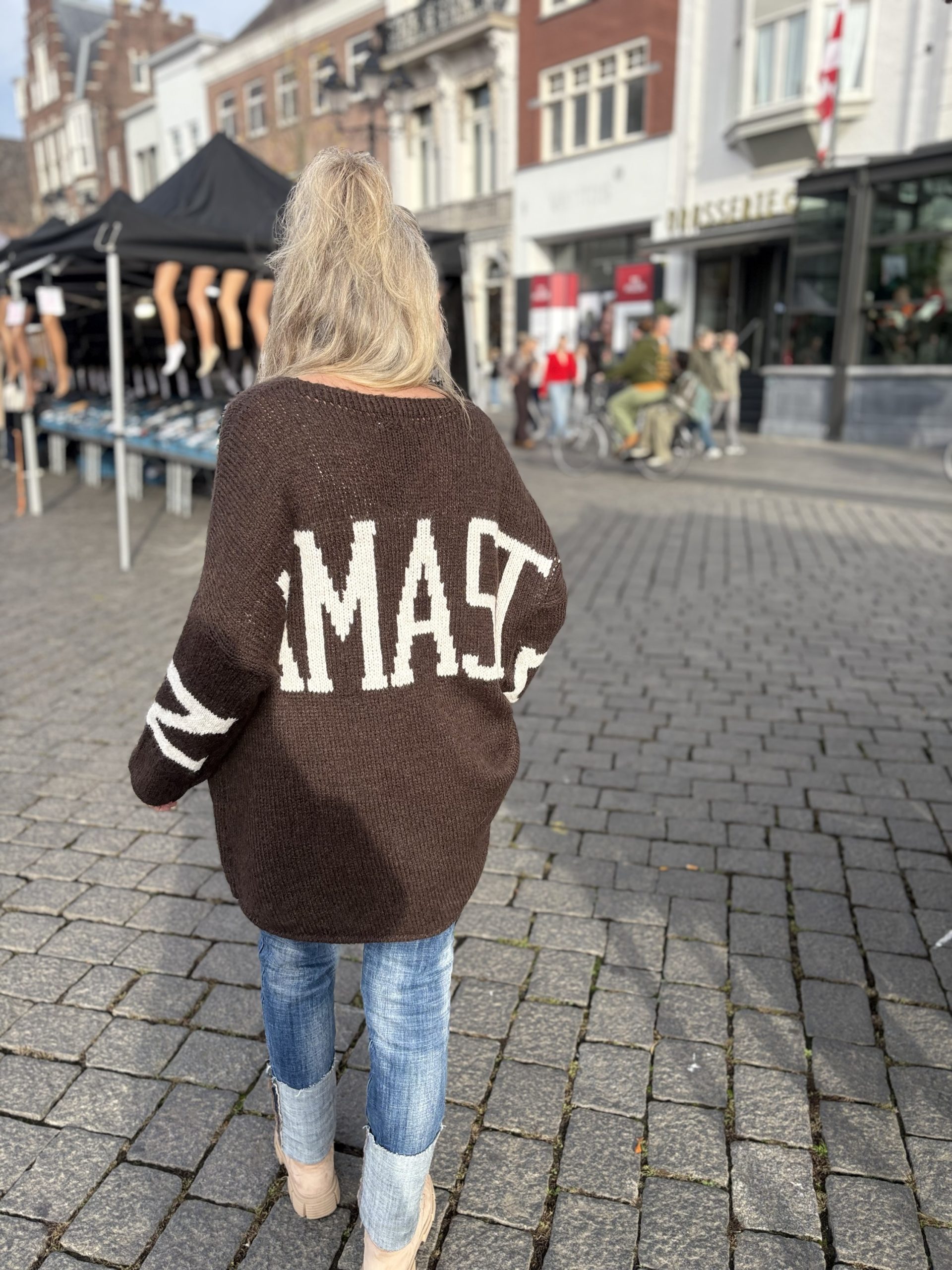 Trui oversized opdruk Nameste - Coby - Afbeelding 4