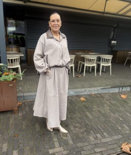 2 delige Set Ballonjas en A-lijn rok – Sita