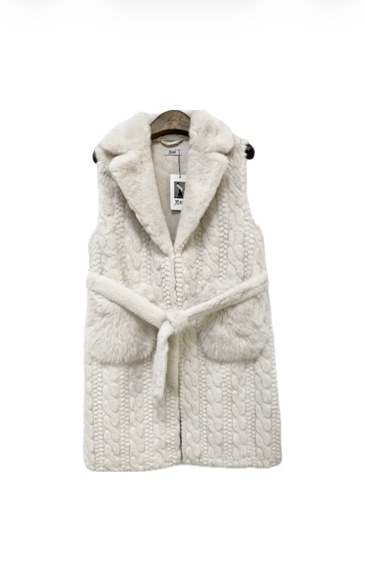 Bodywarmer half lang met zakken - sophia