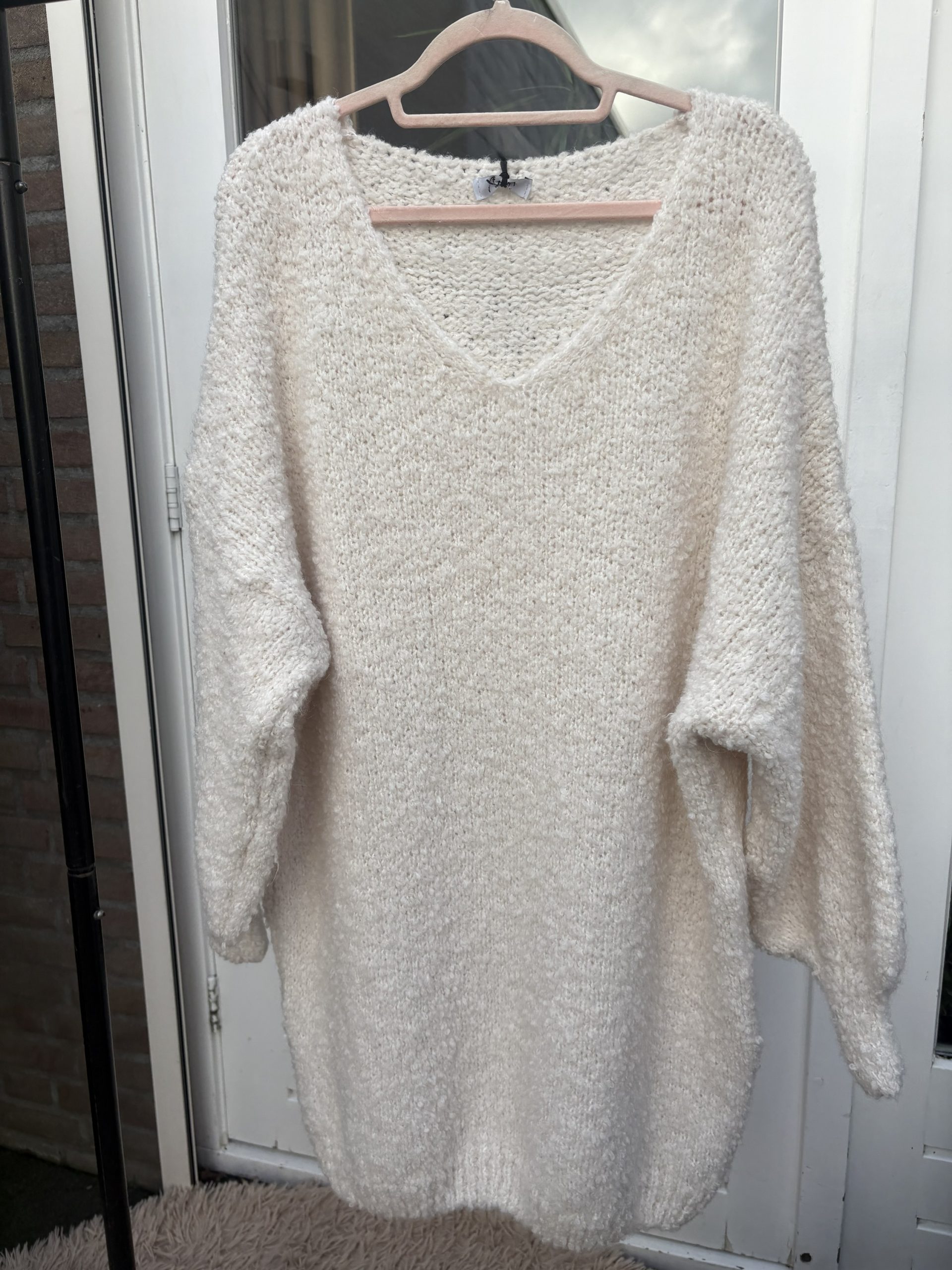 Trui oversized Bouclette - Reggy - Afbeelding 4