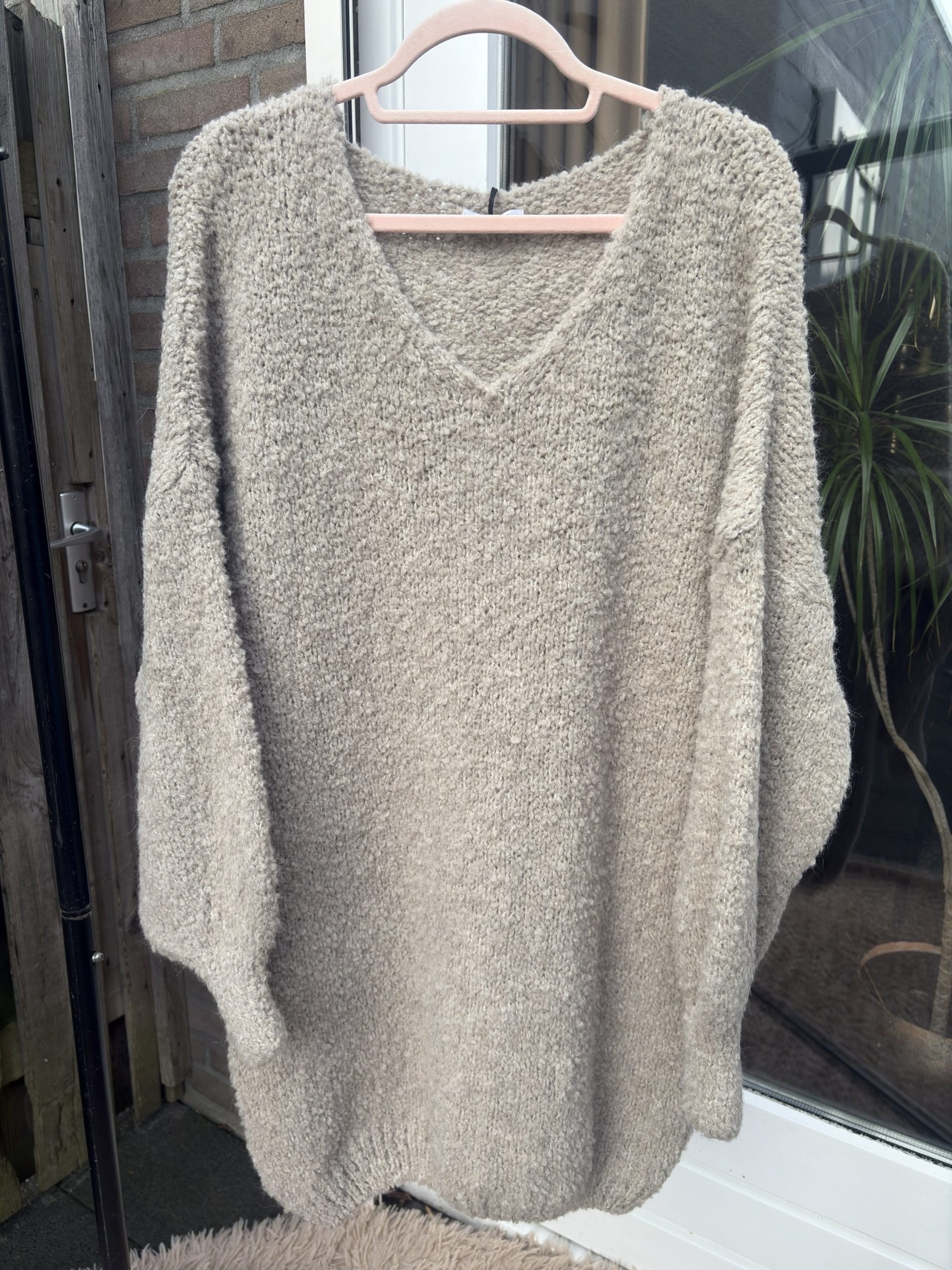 Trui oversized Bouclette - Reggy - Afbeelding 2