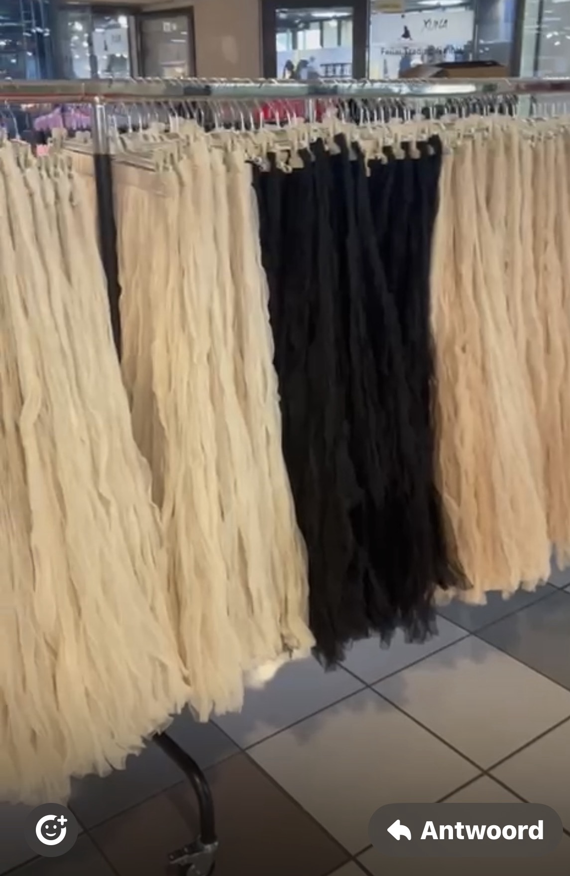 Gekreukte Tulle Rok - Romy - Afbeelding 2