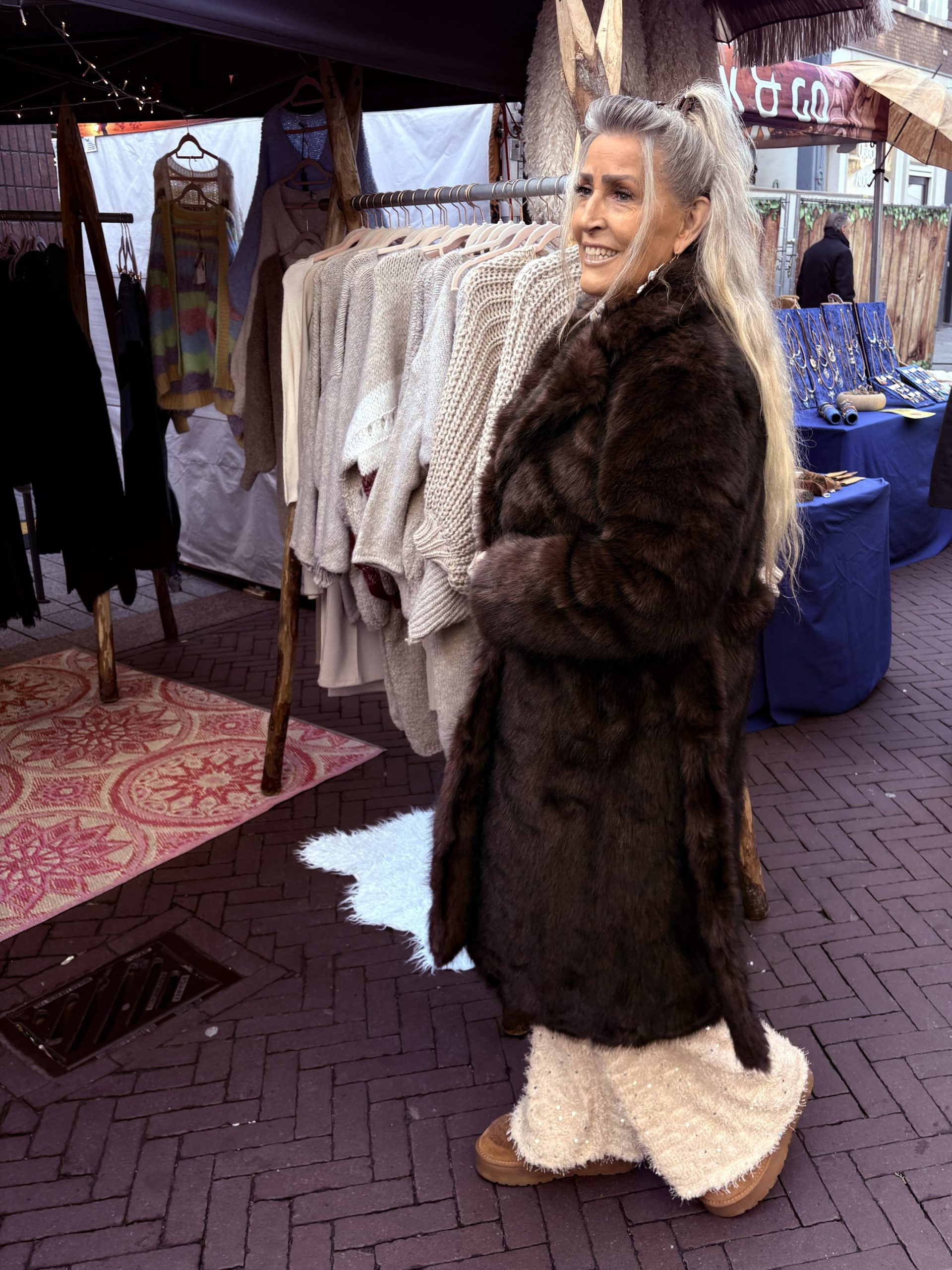 Jas Faux Fur - Fanny Kerstaanbieding