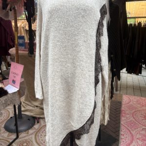 Trui-jurk met kant – Lovely