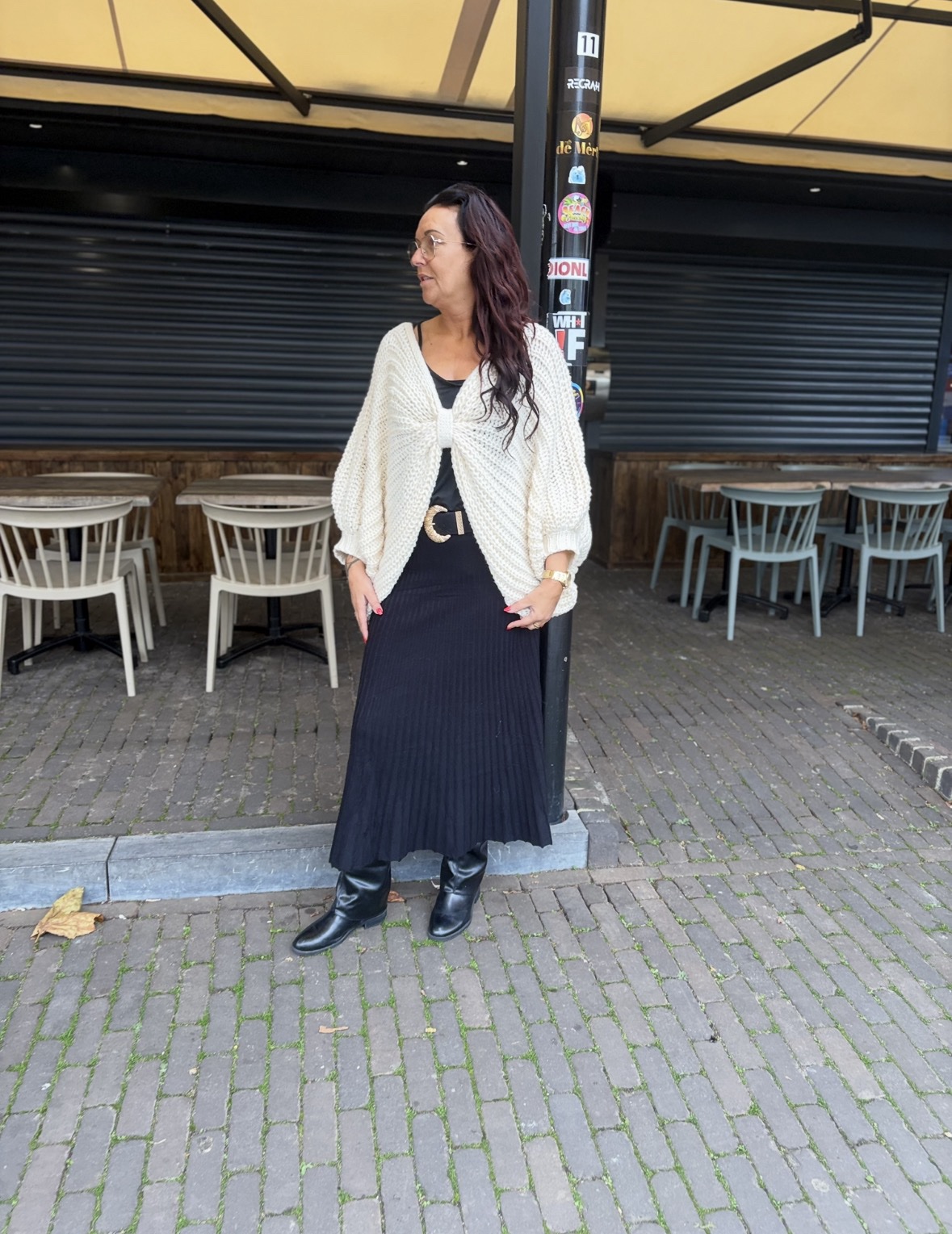 Rok knit materiaal - Amber