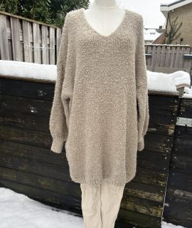 Lange trui oversized Bouclette – Reggy