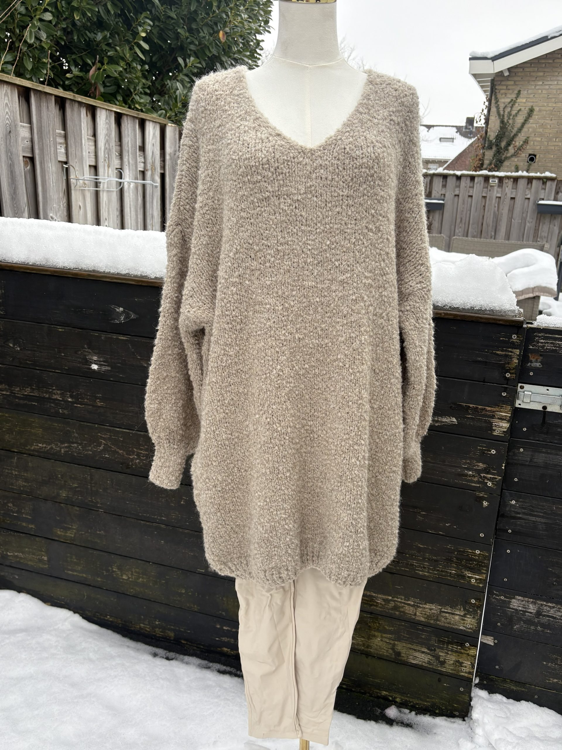 Lange trui oversized Bouclette - Reggy