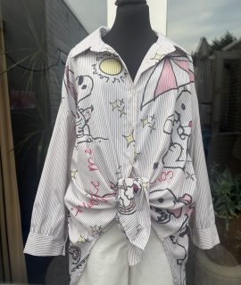 Blouse met print – Snoopy