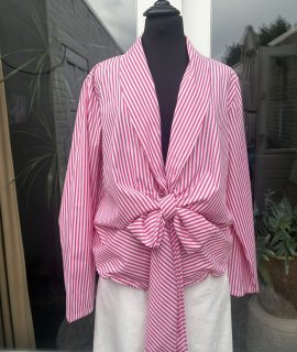 Knoopblouse gestreept – Nina