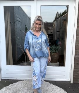 Spijkerblouse met Capuchon – Simone