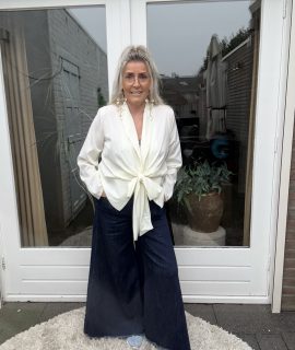 Knoopblouse gestreept – Nina