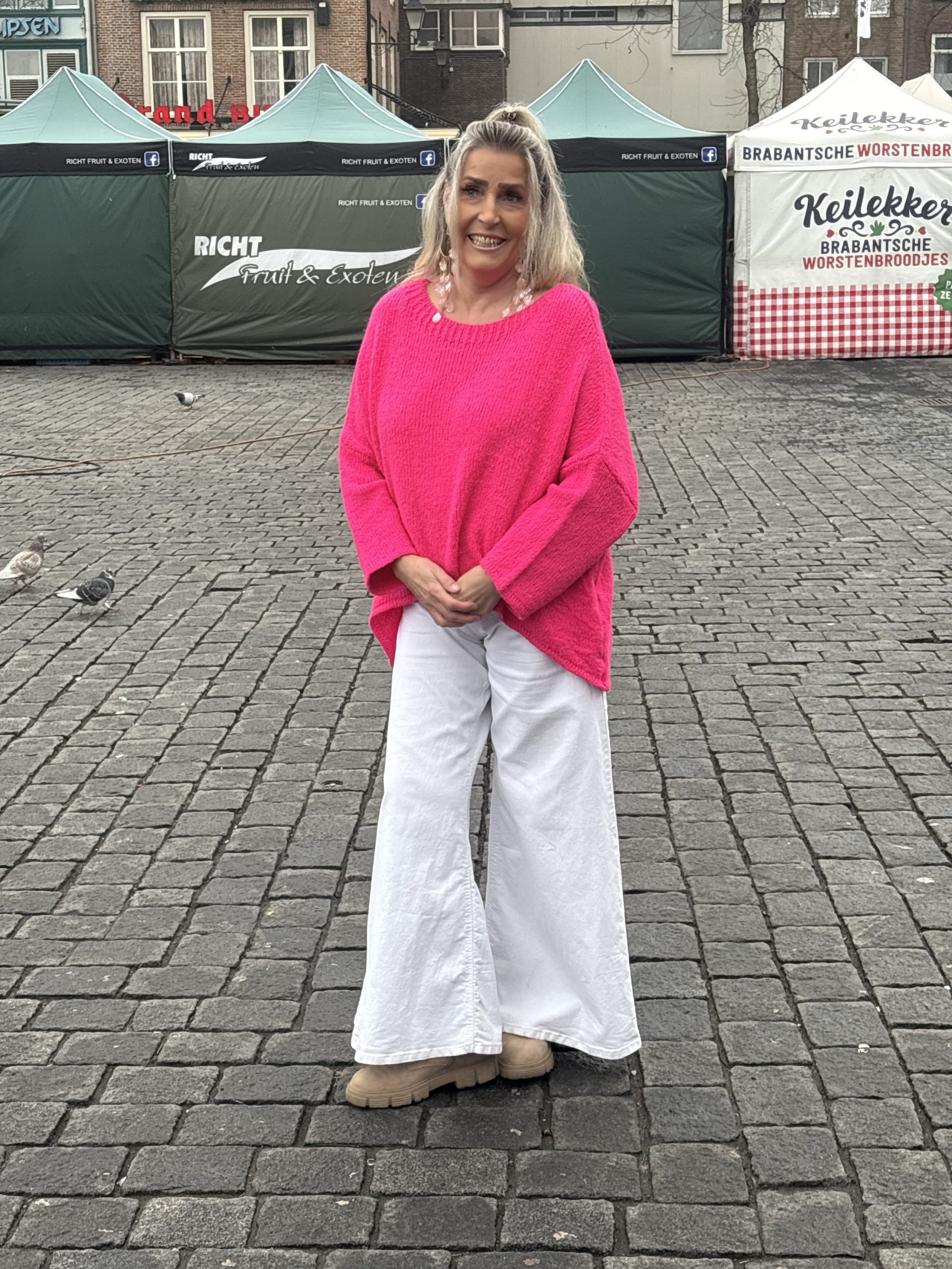 Trui oversized met boothals - Vera - Afbeelding 2