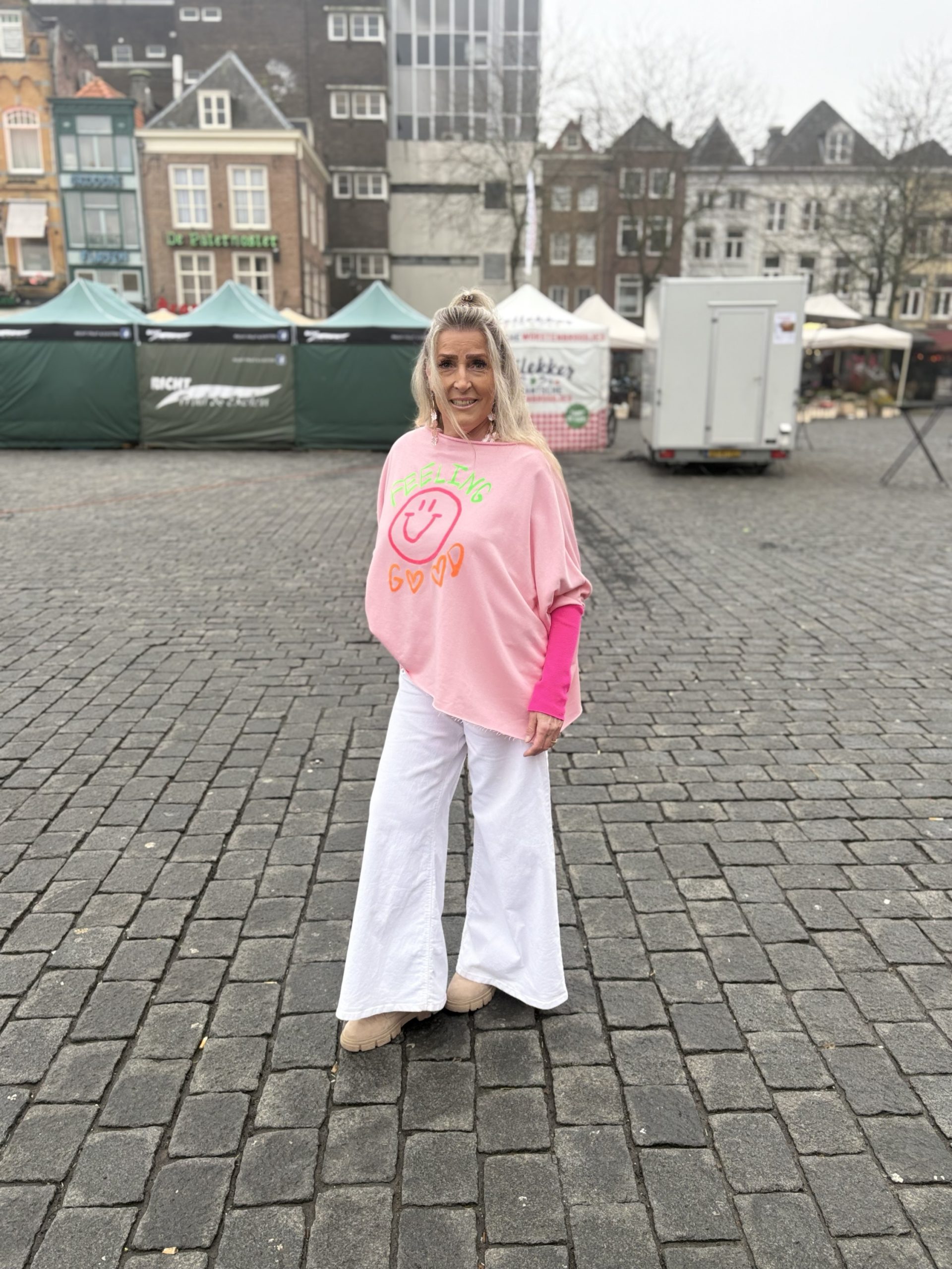 Sweatshirt met opdruk - Smiley - Afbeelding 2