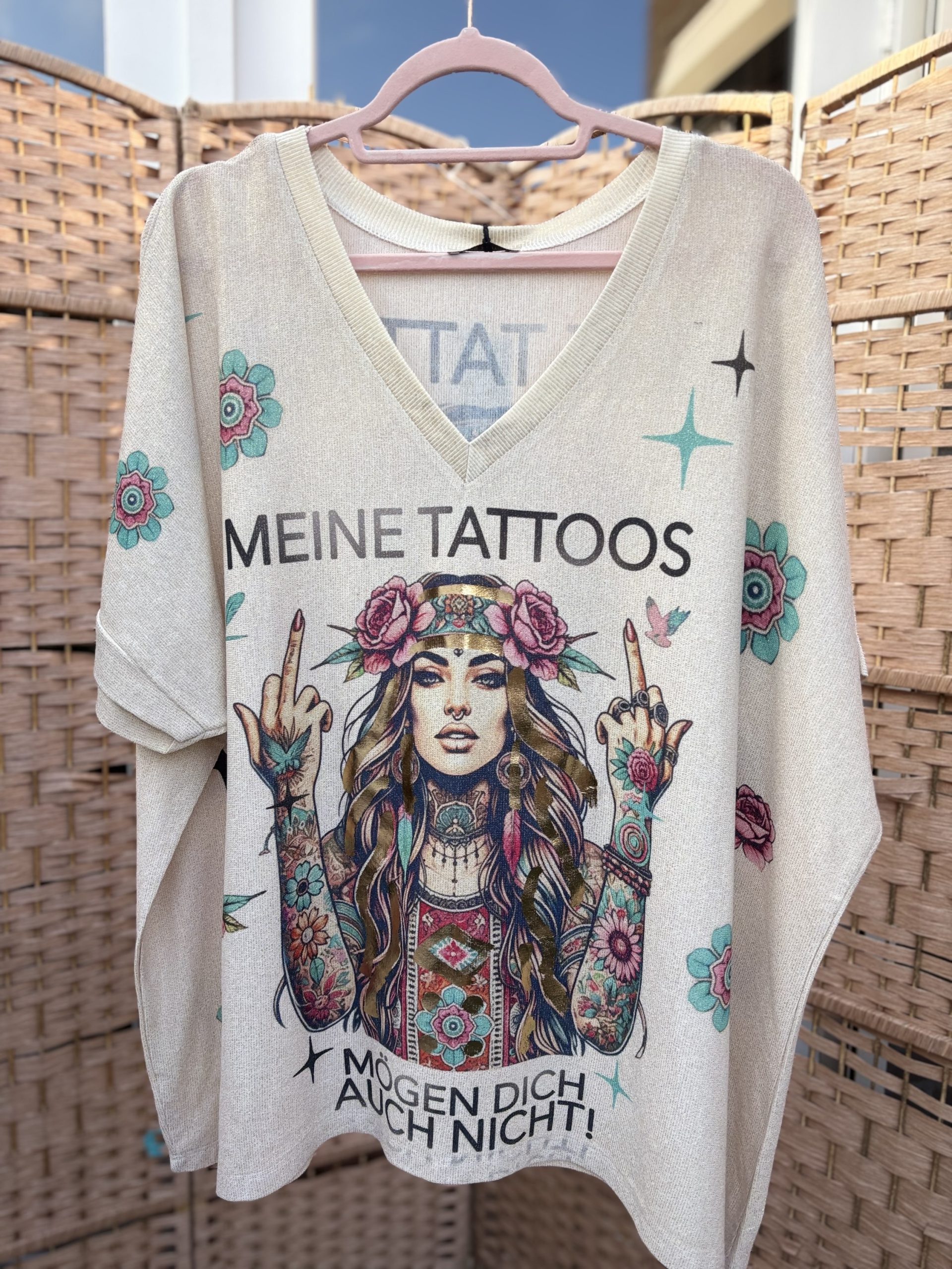 Shirt met gouden glans - Mira - Afbeelding 4