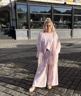 Soepelvallende wide leg broek – Marlene