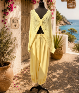 Gehaakt look trui – drie manieren te dragen – Patty