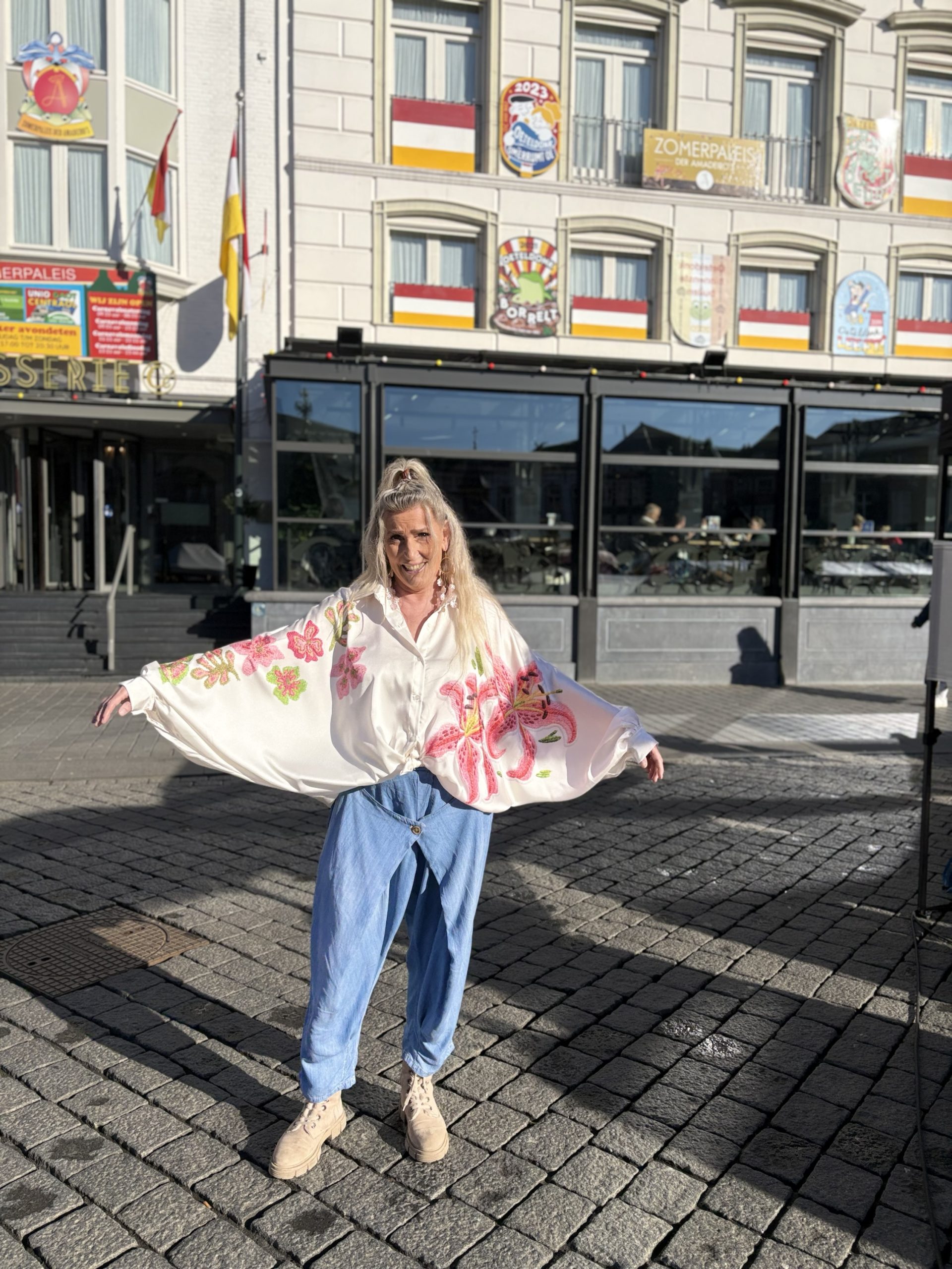 Spijkerlook Broek Overslag – Ibiza Fit