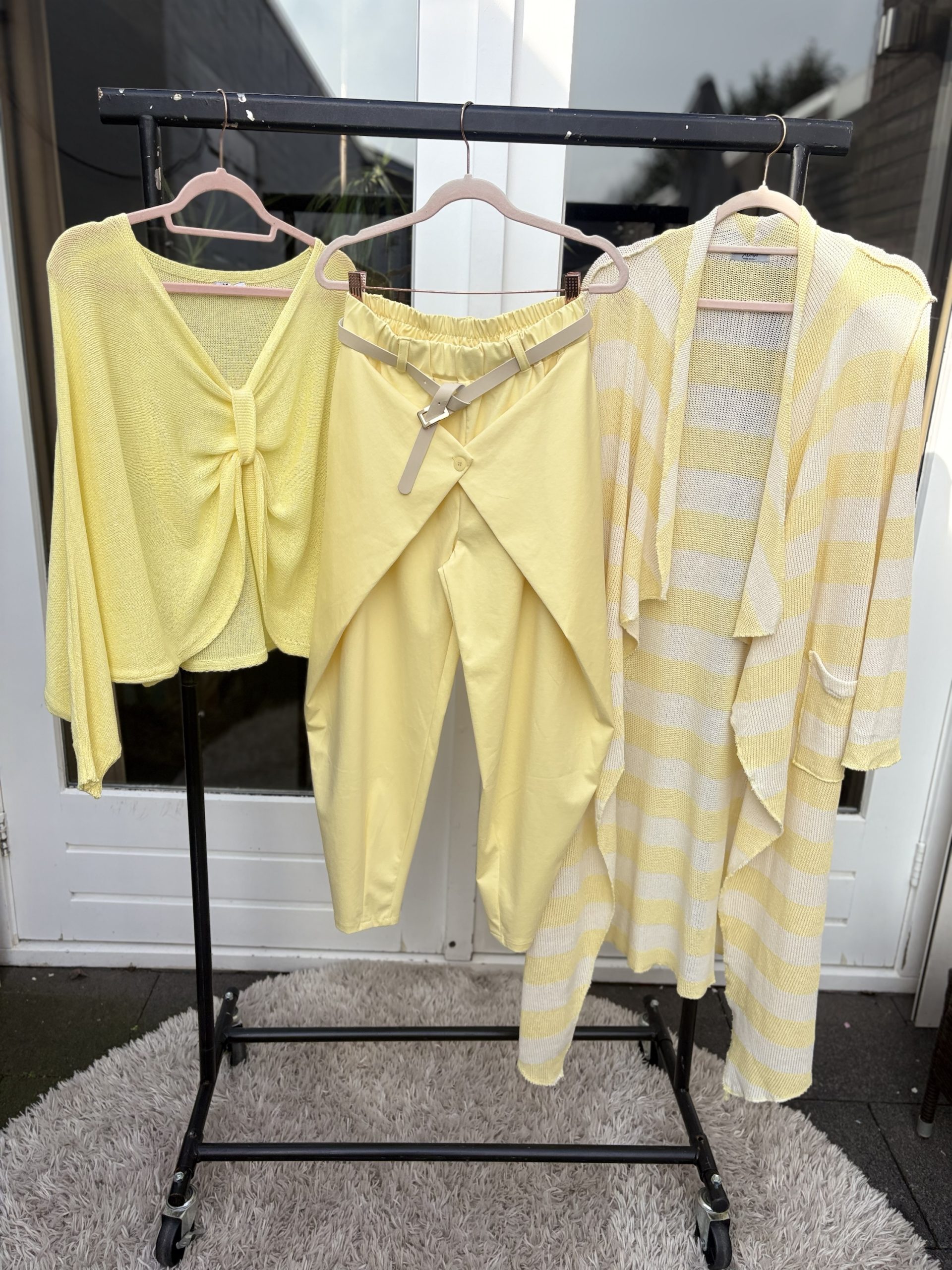 Broek overslag met riem - Mariska - Afbeelding 2