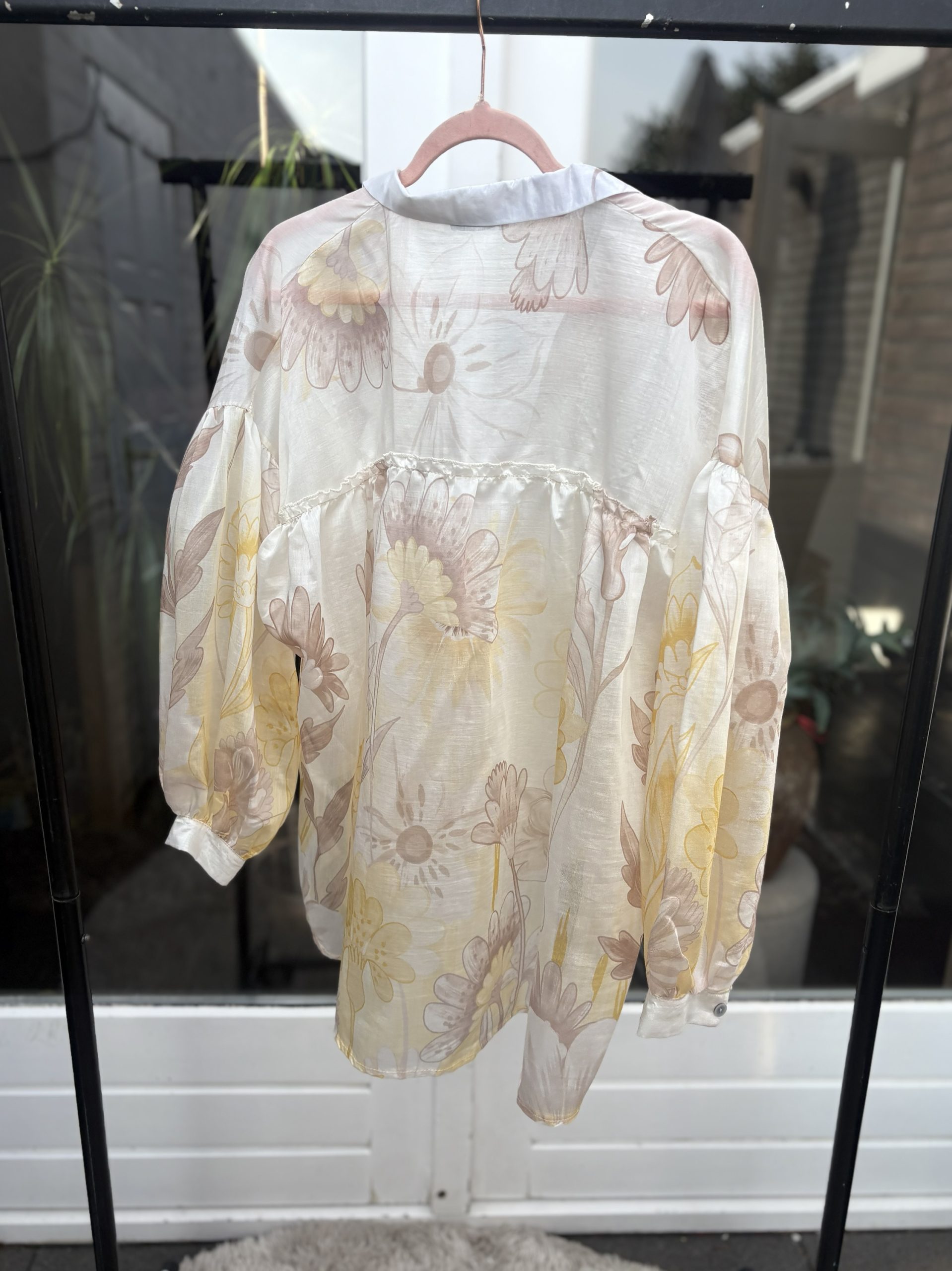 Blouse brede mouwen - Carla - Afbeelding 2
