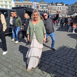 Lange Ibiza jurk met lagen dames – boho maxi jurk zomer – Shiny