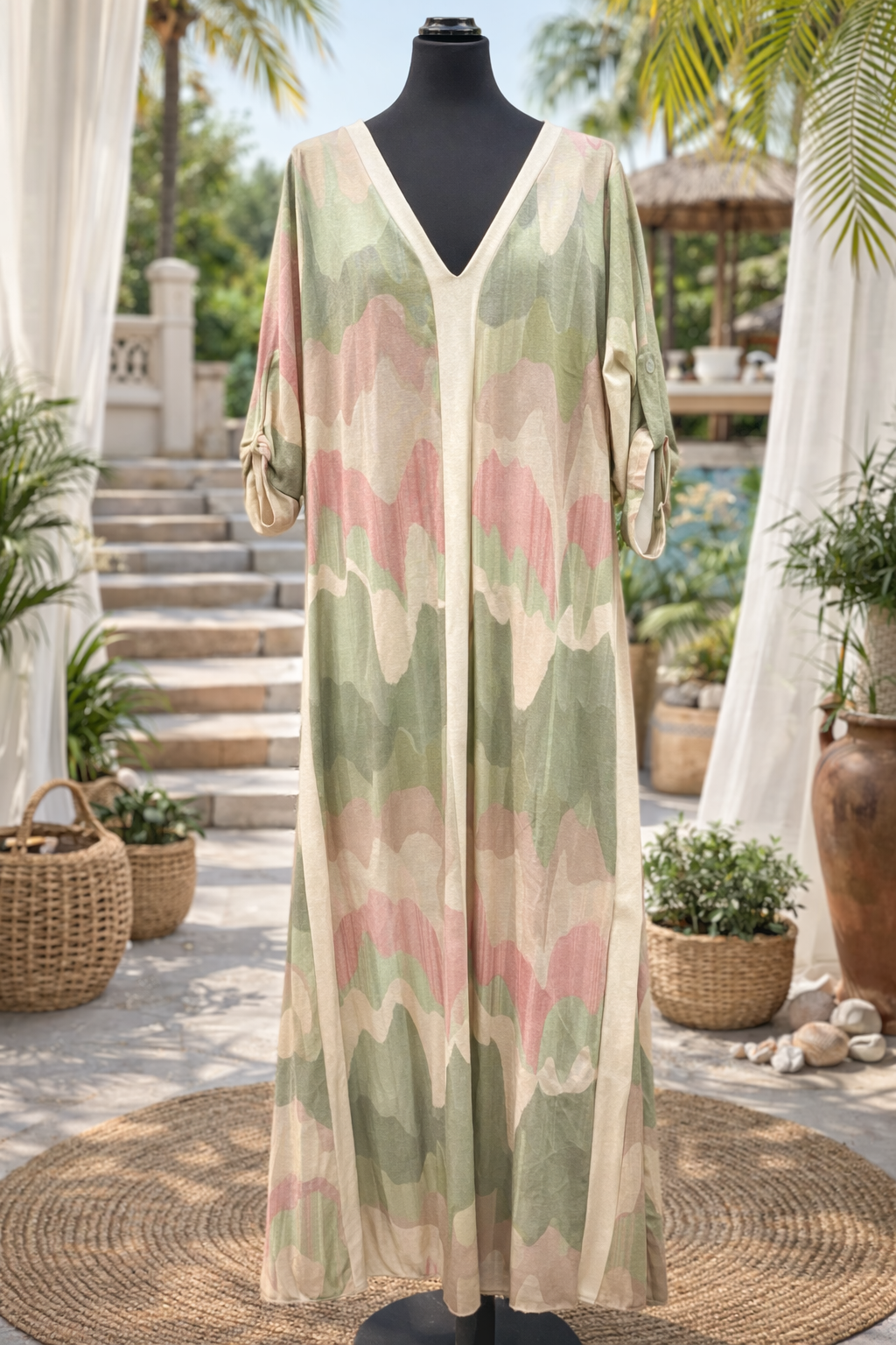 Lurex Sunset Maxi Dress - Nana