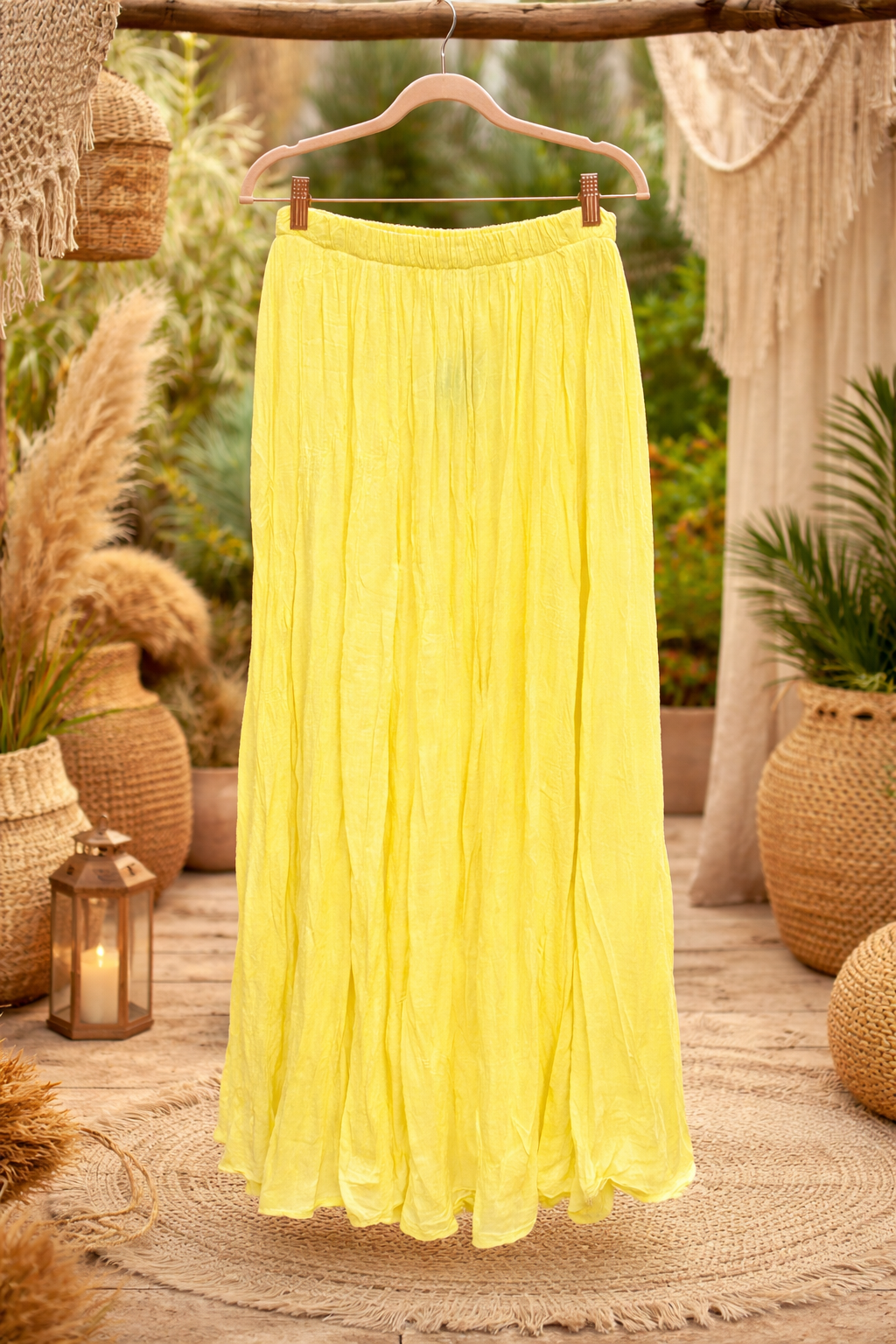 Lange Ibiza Rok in 3 kleuren โ Dubbellaags - chira - Afbeelding 2