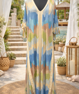 Lurex Sunset Maxi Dress – Nana