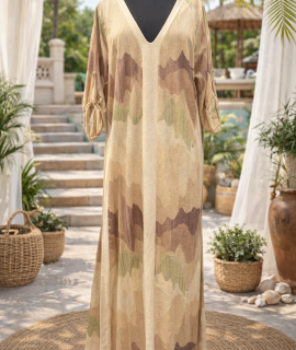 Lurex Sunset Maxi Dress – Nana