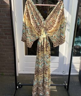 Lange Ibiza Jurk met elastiek onder de borst – beauty