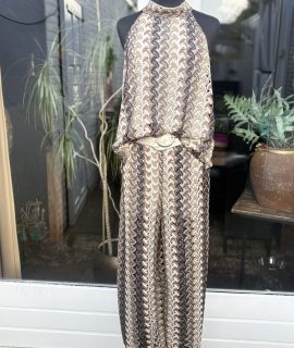 Boho set haltertop + broek – Sonja