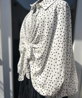 Blouse met vlindermouwen – Moudy