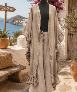 Ibiza Ruffle Kimono – Sunshine